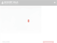 Tablet Screenshot of hickoryhillspres.org